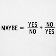 Maybe – Formule Mathématique – Humour Maths