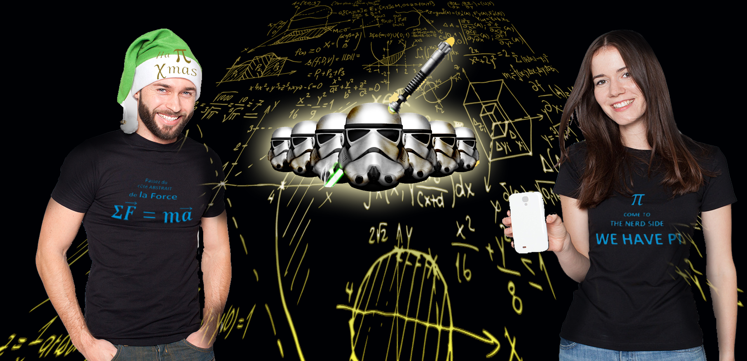 T-shirt Humour Star Wars – Version Matheux – Humour Maths